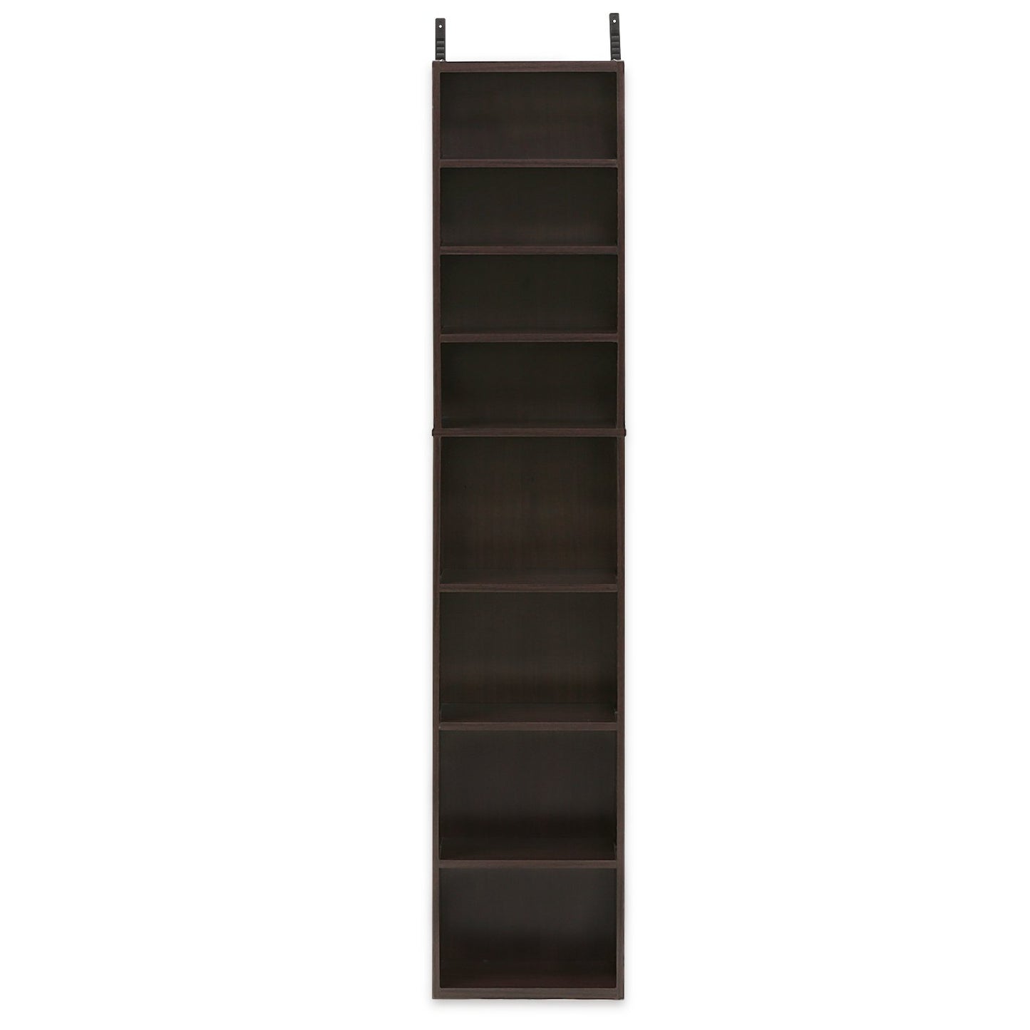 FURINNO Indo 8-Tier Media Tower, Espresso