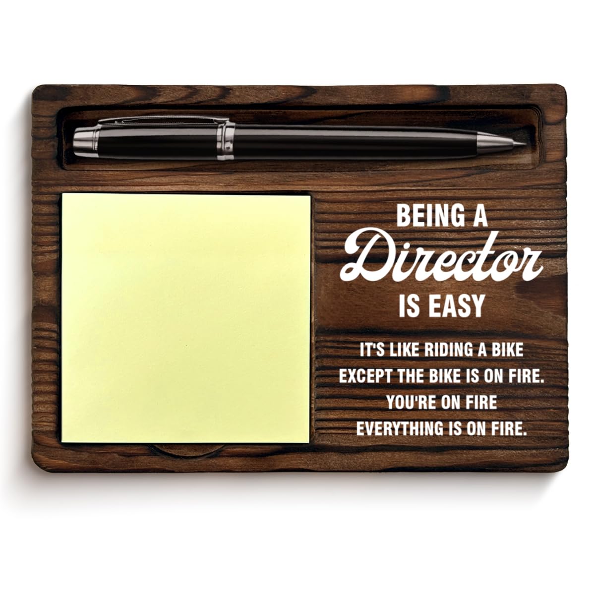 Funny Director Gifts for Women Men, Gifts for Directors Appreciation Thank You Birthday Christmas, Being a Director is Easy Sticky Note Holder Office Home Decor