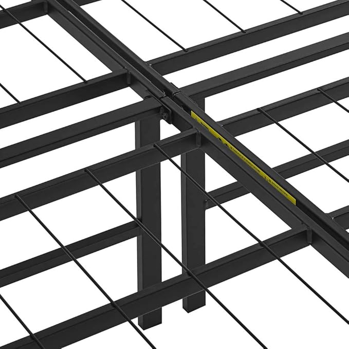 Amazon Basics Bed Frame with Storage, Foldable Metal Platform, Sturdy Steel