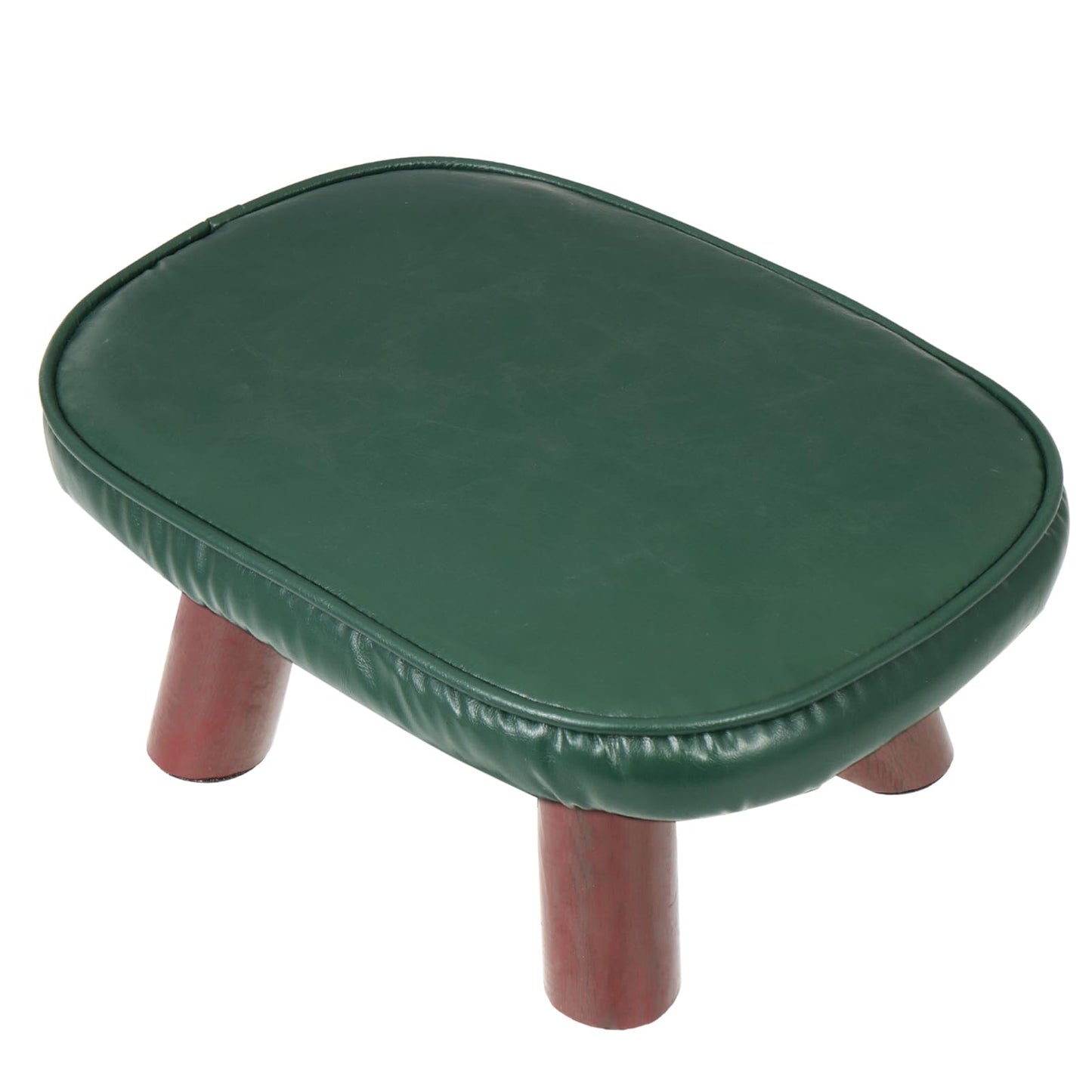 AIHSUMC Prayer Kneeler with PU Leather Cushion, Wooden Prayer Bench with Solid Wood Legs, Thick Padded Kneeling Stool for Home Prayer & Meditation