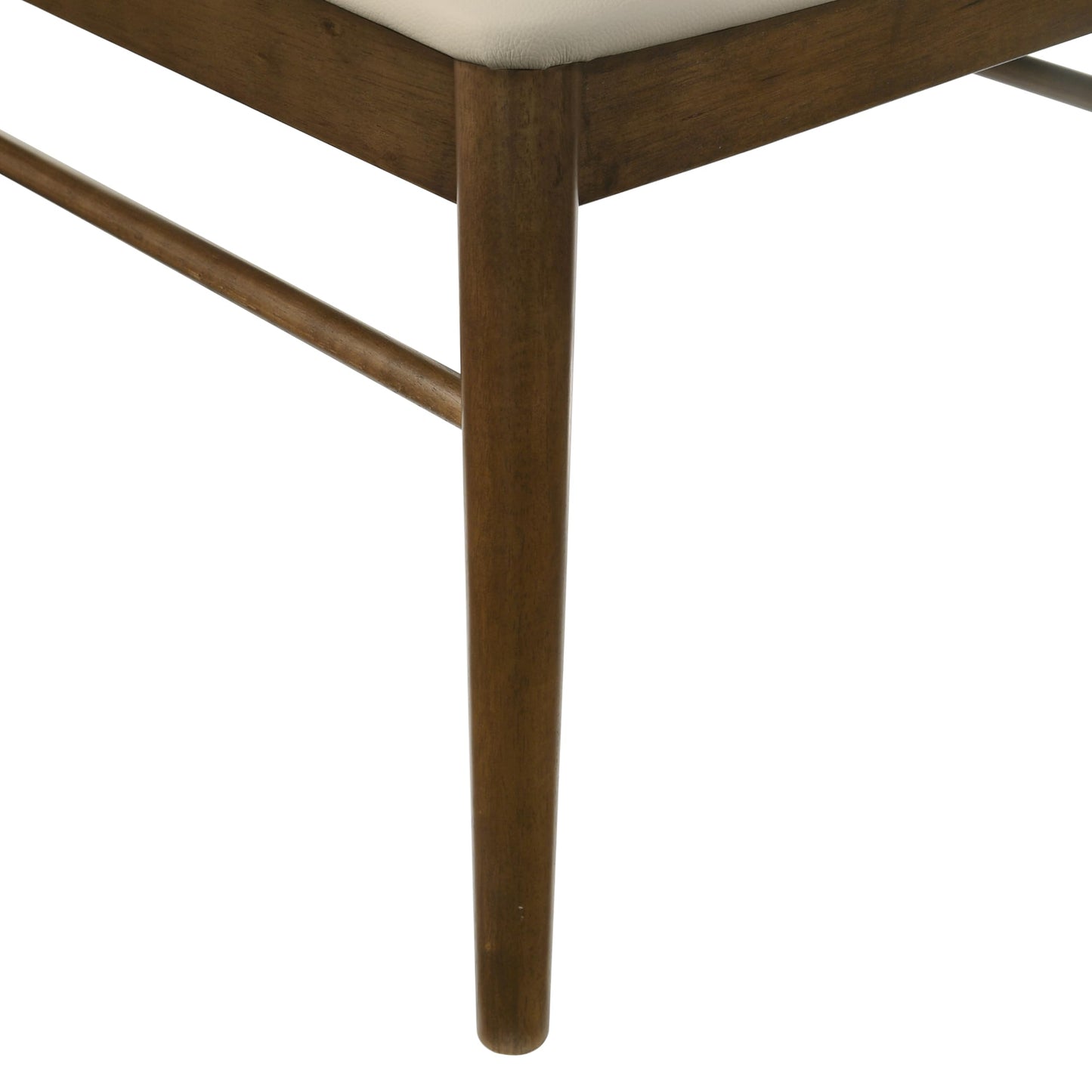 Roundhill Furniture Lavin Wishbone Dining Chairs, Set of 2, Walnut