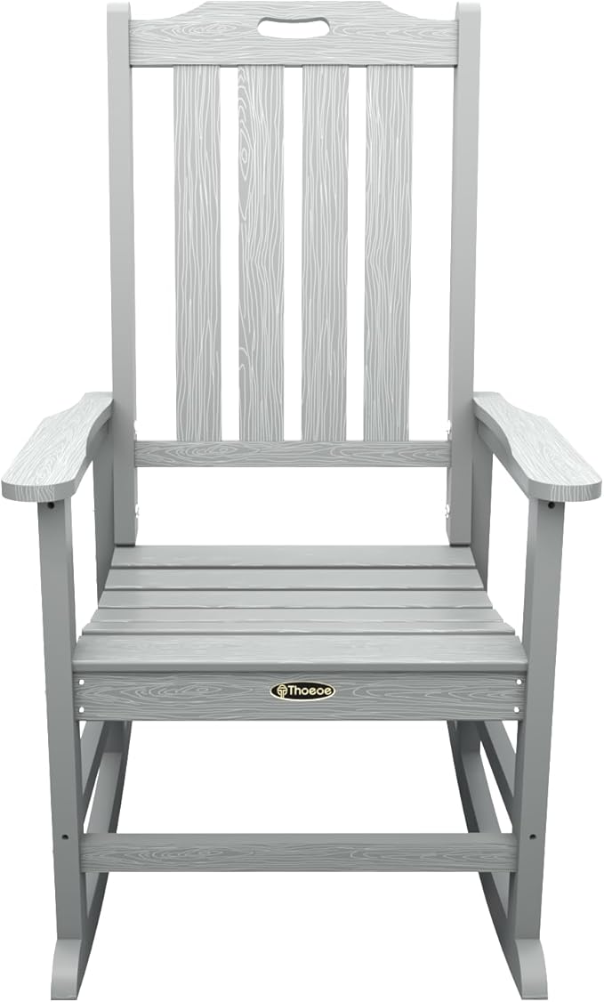 THOEOE Oversized Rocking Chair Set of 2, Outdoor Rocking Chair