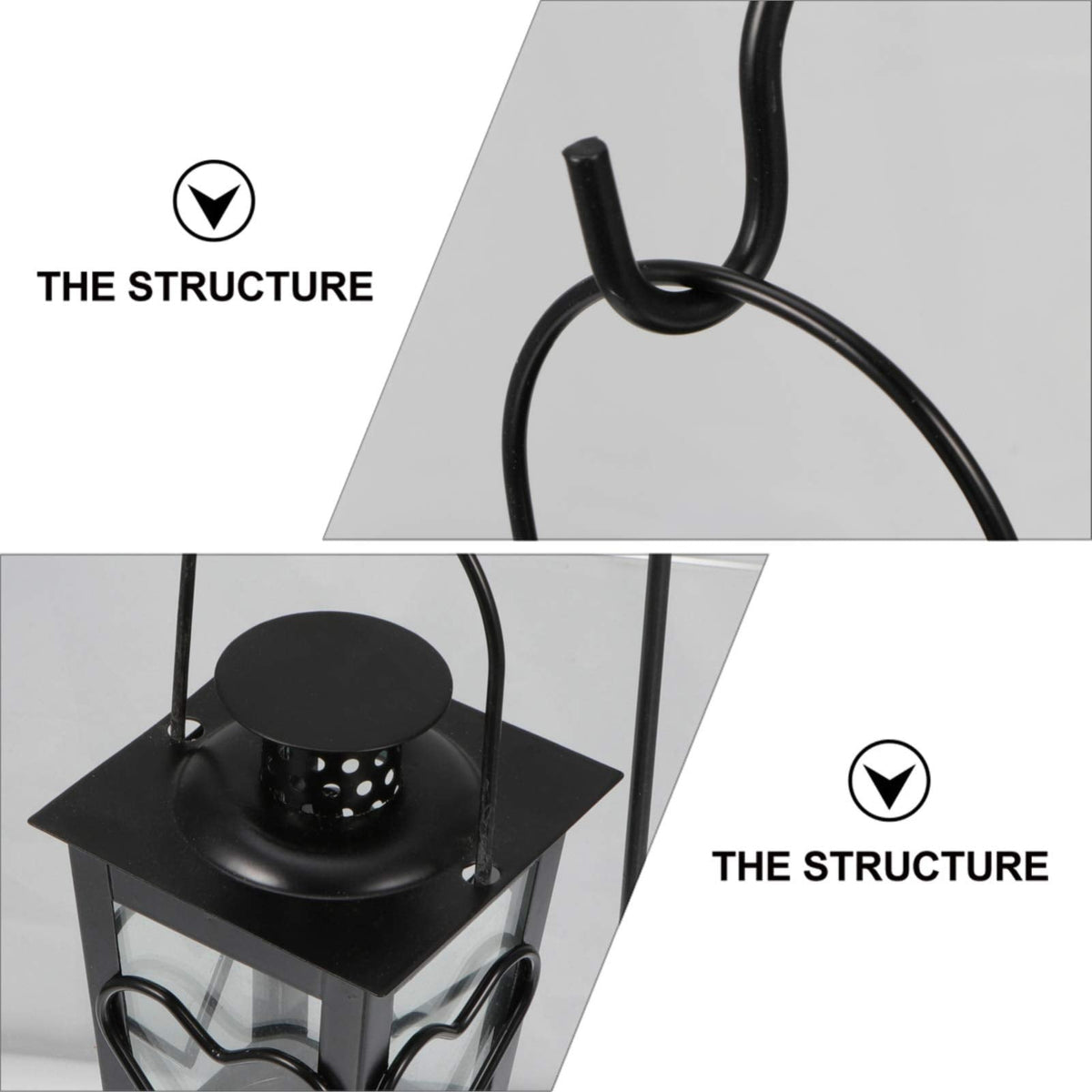 SOLUSTRE 1pc Iron Love Candle Holder Desktop Decor Candle Holders Iron Candle Holder Table Decoration Home Candleholder Decoration Floor Candelabra Glass Romantic Candlestick Lamp