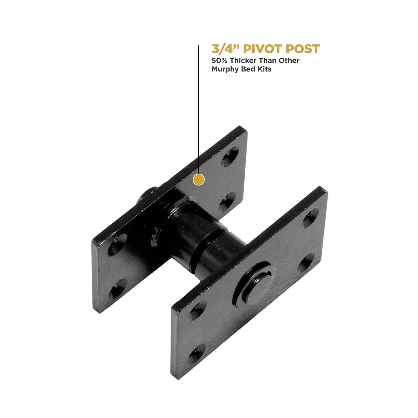 Wilding Wallbeds Murphy Bed Mechanism Kit, Full & Queen Size, DIY Piston Lift Hardware for Cabinet Bed, Easy to Follow Instructions, Supports 1,500lbs