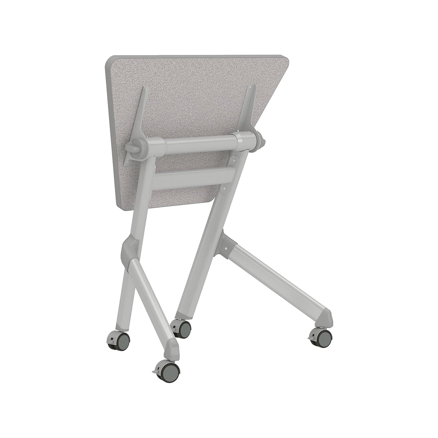 Safco Products Learn Nesting Trapezoid Desk, Small Corner Desk for Classrooms & Custom Classroom Layouts (Pebble Gray)