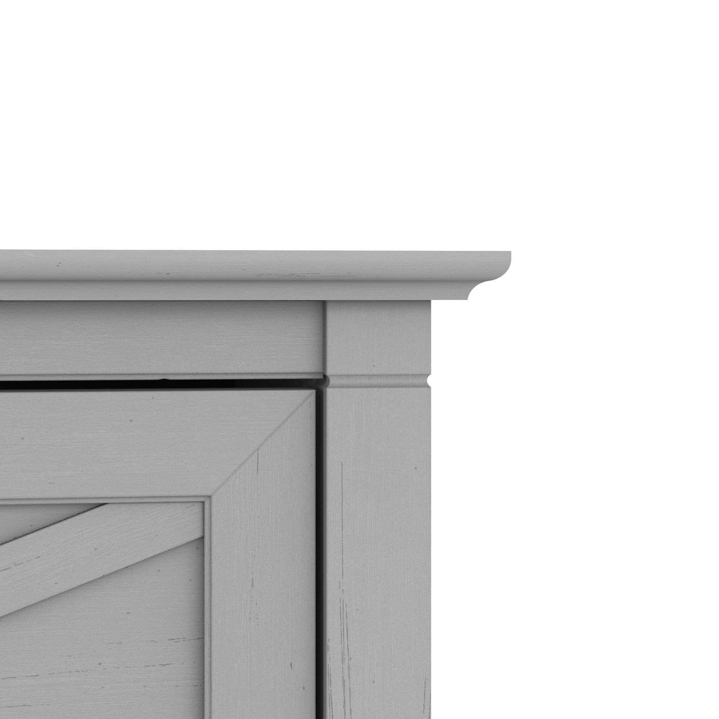 Bush Home Key West 2 Drawer Lateral File Cabinet in Cape Cod Gray, Document Storage for Home Office, Accent Chest with Drawers