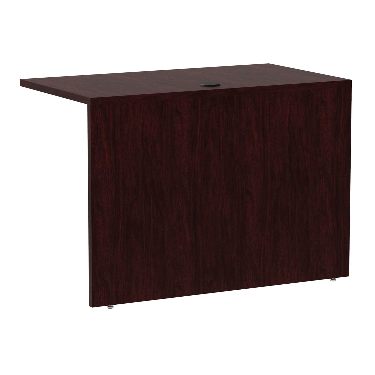 Alera Valencia Series Reversible Return/Bridge Shell, 42 x 23-5/8-Inch, Mahogany