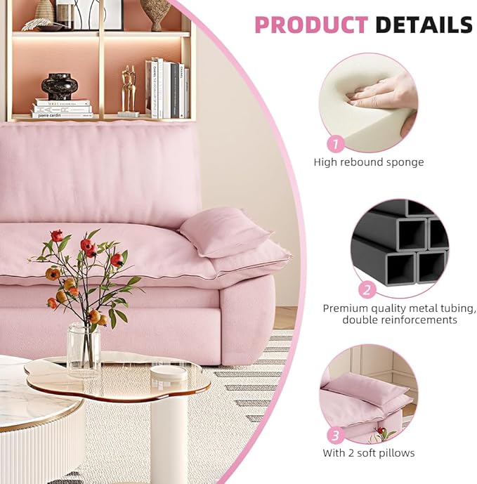 73.2" Sofa Bed Queen, 3-in-1 Pull Out Sofa Bed