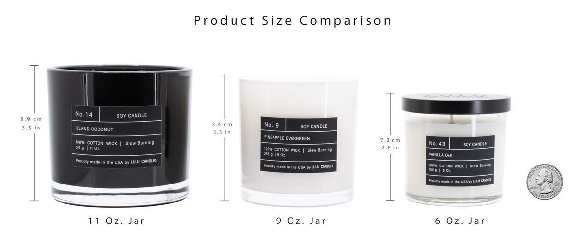 Lulu Candles | Jasmine & Apple | Smells Fresh & Fruity | Luxury Scented Soy Jar Candle | Hand Poured in The USA | Highly Scented Long Lasting (6 Oz.)