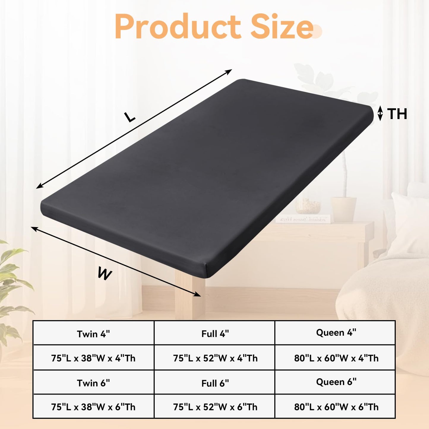NSGZ Twin Fitted Sheet Only Compatible with Trifold Mattress, Microfiber Fitted Bedsheet Fit for 4 Inch Low Profile Mattress with Full Elastic Edge for RV Bunk, Trundle Bed, Daybed, Camping (Gray)