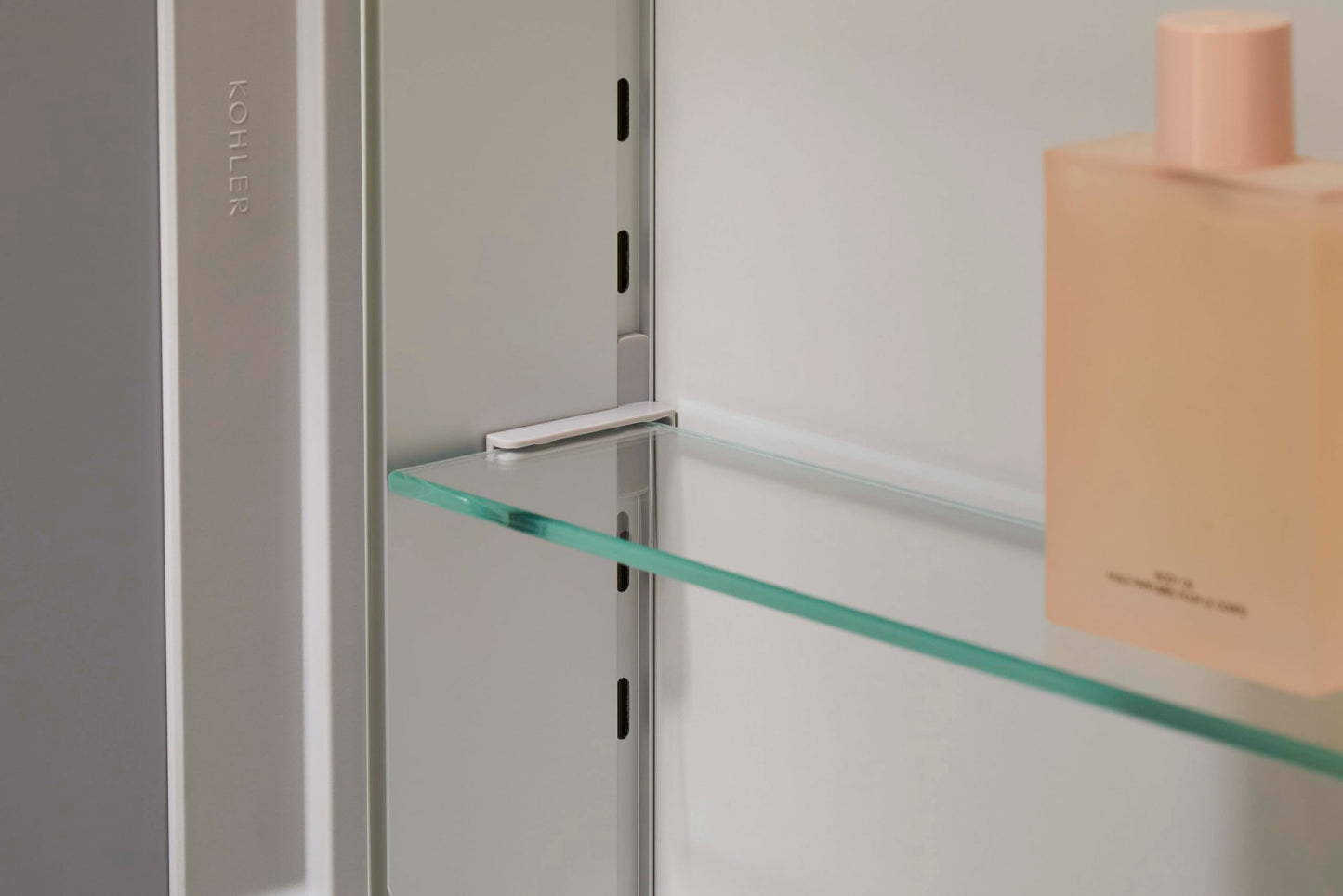 Kohler 55062-NA Embark Slim Medicine Cabinet Mirror, Adjustable Shelves with Mirrored Door, 20 in. W x 26 in. H