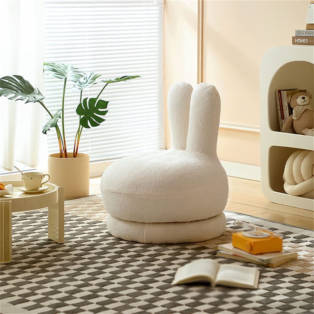 ONMYJFD Rotatable Single Lazy Susan Casual Small Seat Chair Makeup Stool Furniture Stool Bedroom