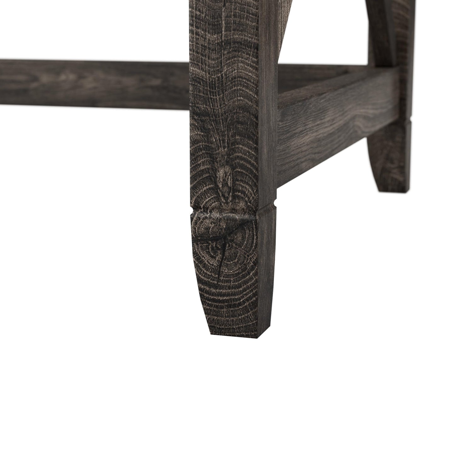 Bush Home Key West 48W Writing Desk in Dark Gray Hickory