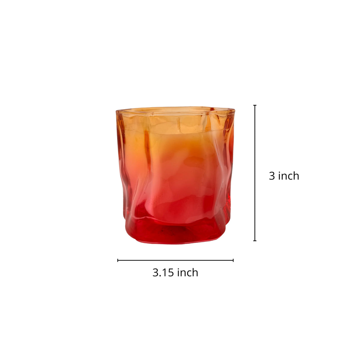 Signature Scent Ombre Jar Candle 4.5oz – CW Studio Hand-Poured Palm & Paraffin Wax, Up to 23 Hour Burn, Dust Cover Lid, Clean Burn Home Decor & Gift