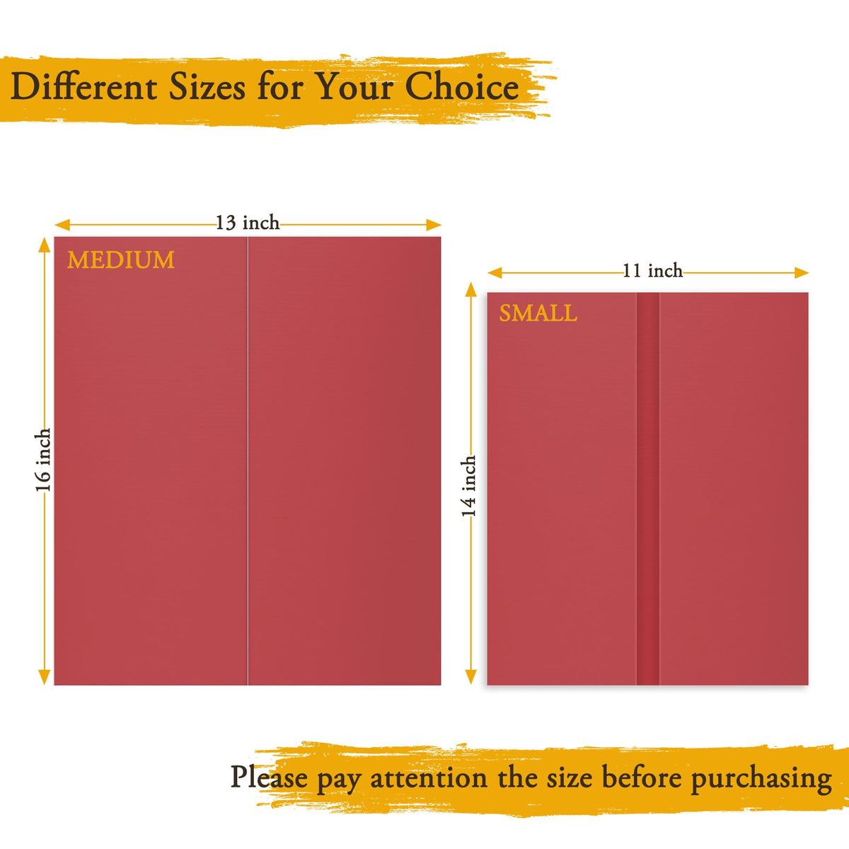 AKONEGE 4PCS Medium Trifold Poster Board 26" x 16" Red Tri Fold Presentation Boards, Corrugated Cardboard Picture/Project Display Boards for Event, Exhibition, Business, School Project, Science Fair
