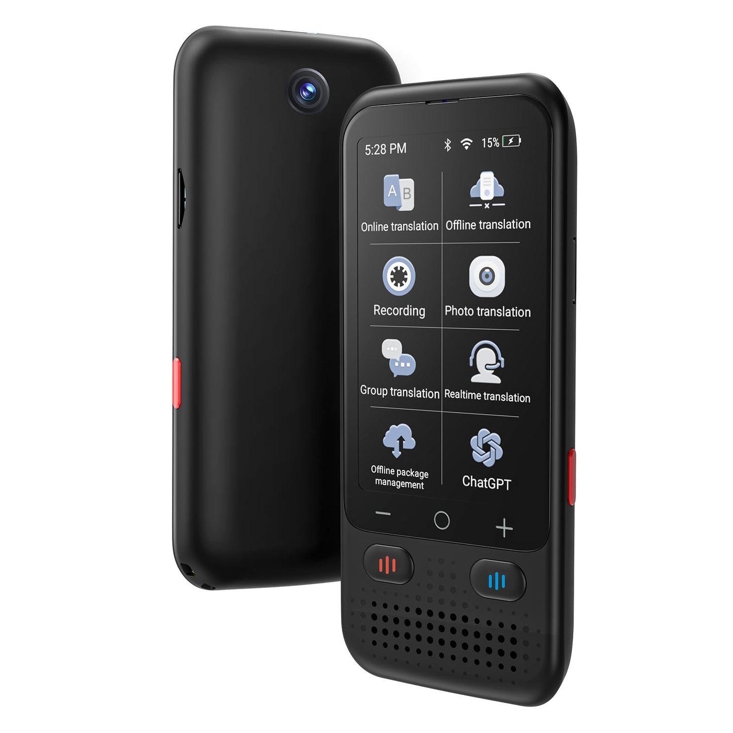 Language Translator Device No WiFi Needed, Upgraded VORMOR Ai ChatGpt Translator with 150+ Languages, Offline/Photo/Real Time Translation Device for Travel Business Learning