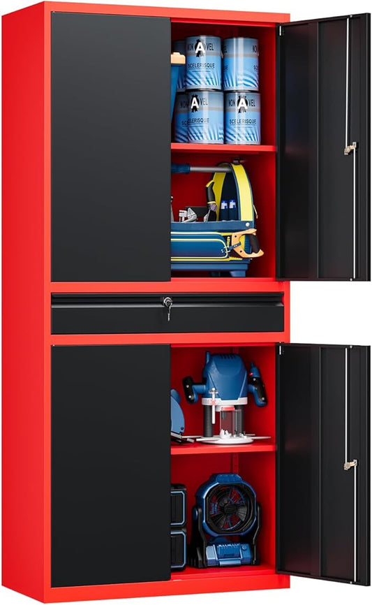Yizosh Metal Garage Storage Cabinet