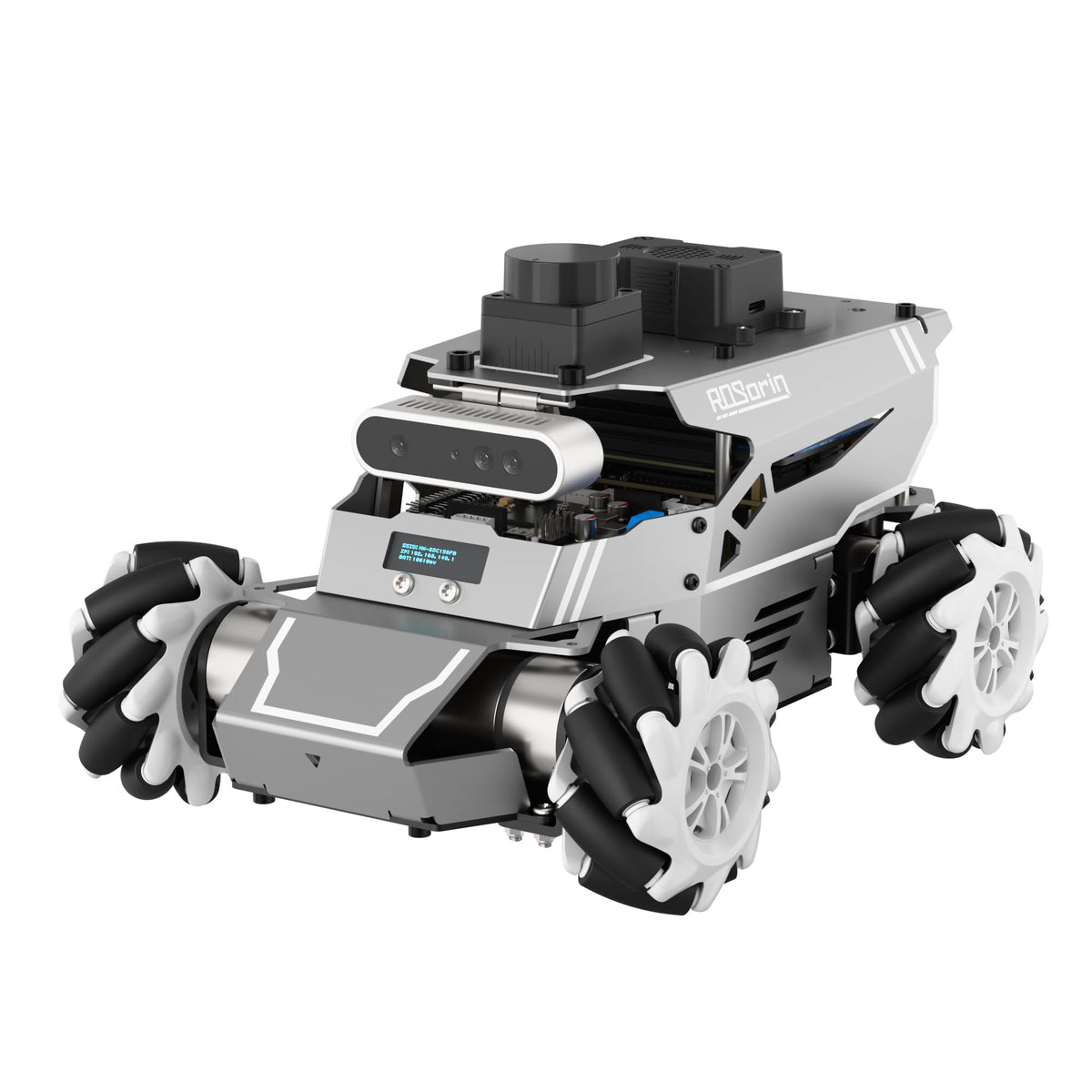 HIWONDER ROS2 Robot Car for Jetson RPi Gemini ChatGPT Large AI Models Depth Camera Lidar SLAM Mapping Autonomous Driving Programming Education Smart Robotic Car, ROSOrin Standard Kit (NO Controller)