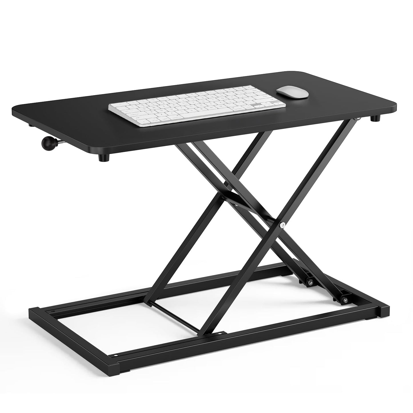 Standing Desk Converter Adjustable Height, 23.6" x 13.4" Keyboard Riser for Stand Up Desk Riser, Ergonomic Computer Keyboard Stand for Desktop, Sit Stand Workstations for Home Office Study Room