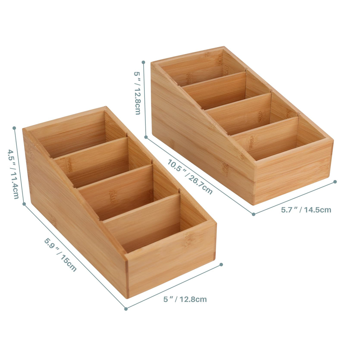 HTB Salt and Pepper Cellar Set With Holder & 2pcs Snack Organizer