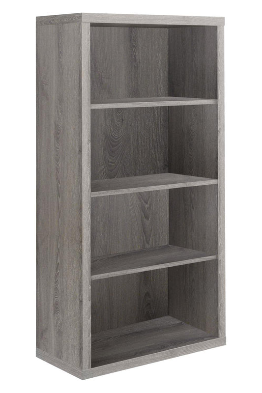 Monarch Specialties I 7060 Bookshelf, Bookcase, Etagere, 5 Tier, 48"H, Office, Bedroom, Laminate, Brown, Contemporary, Modern