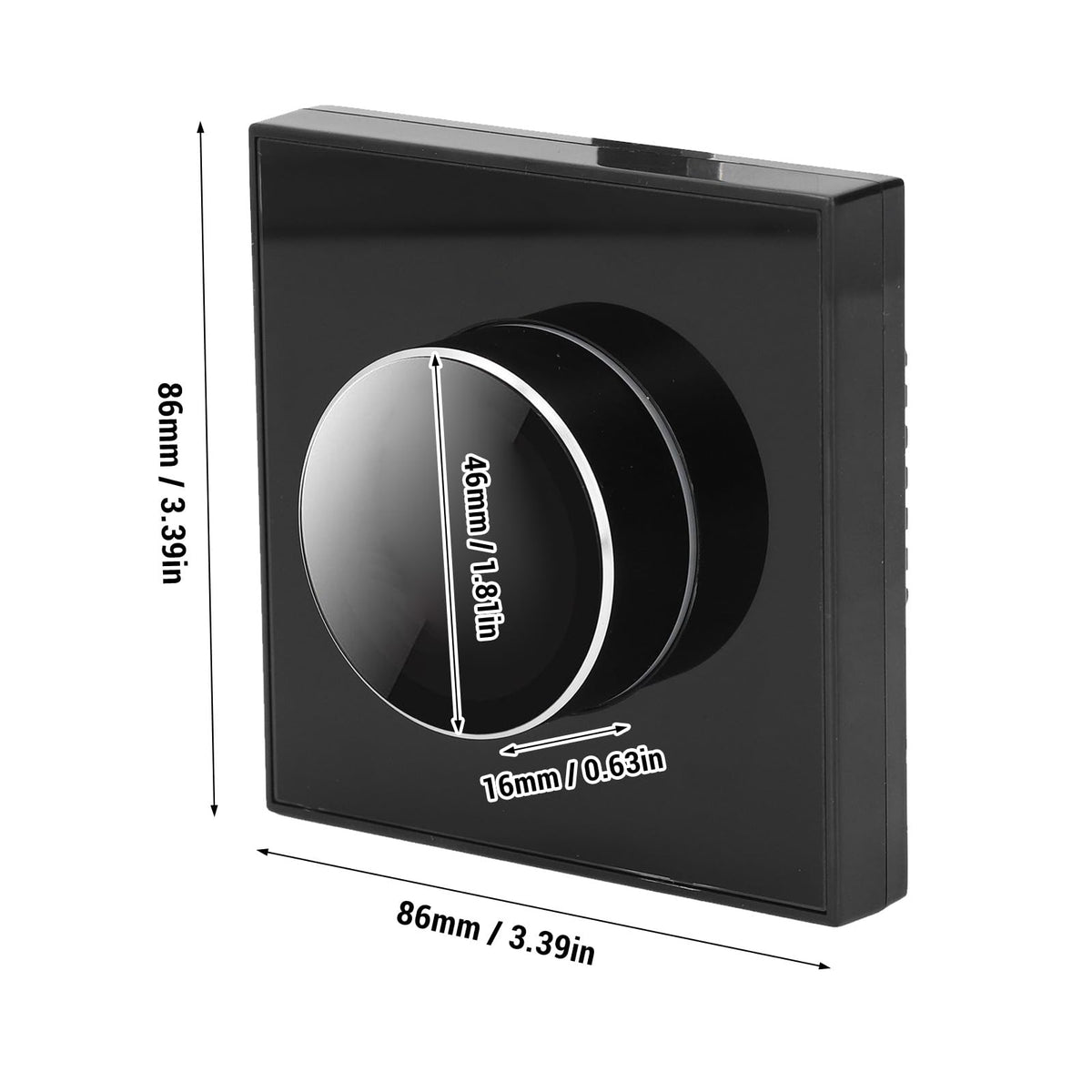 Tuya Smart Thermostat with Rotating Knob 1.32in TFT DisplayWiFi Enabled, Voice Control Compatible (Alexa/Google), Remote Temperature Control for Home HVAC Systems