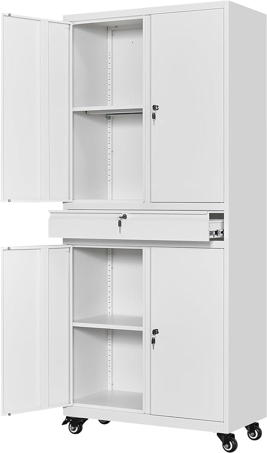 Yizosh Metal Garage Storage Cabinet
