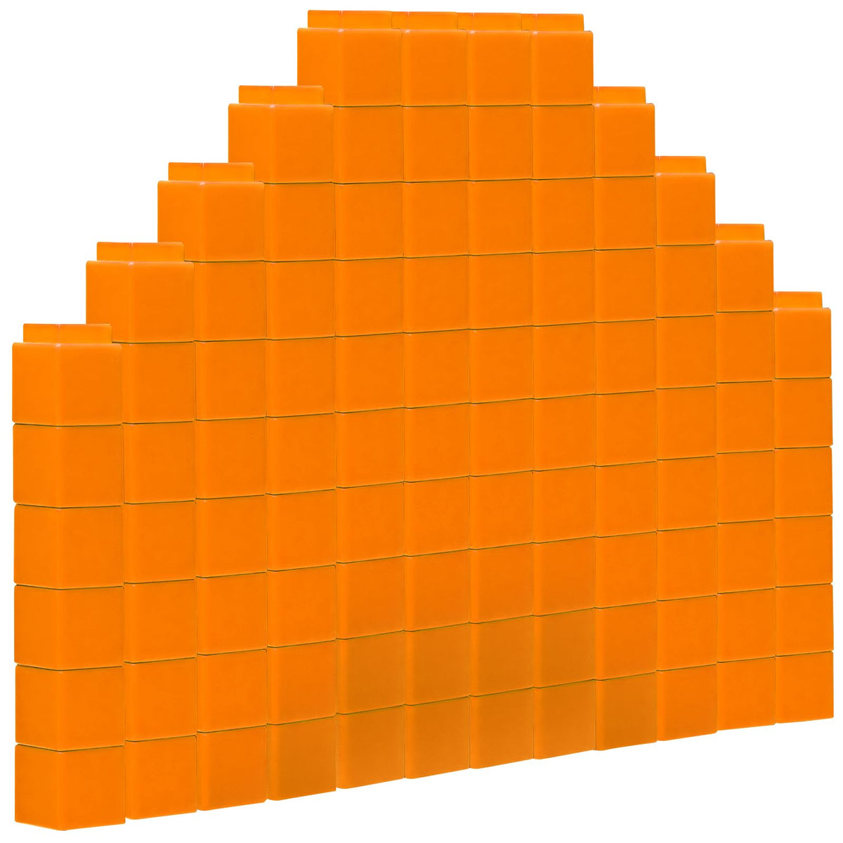 200 Pcs Orange Linking Cubes for Math Counting Cubes Manipulatives Plastic Counting Block Manipulative Classroom Learning Supplies for Educational Preschool Activities Boy Girl (Orange)
