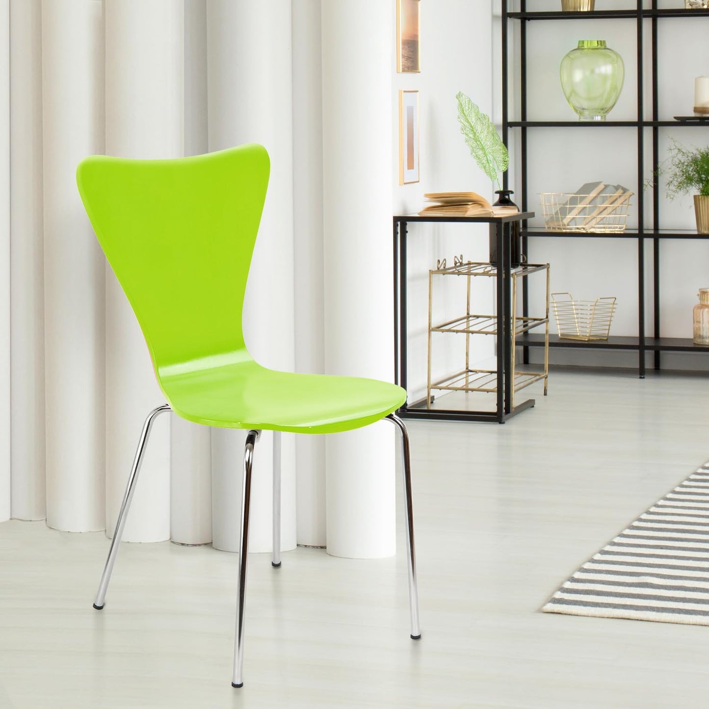 Legare Bent Plywood Chair, Lime Green, LEGE-CHGM-110
