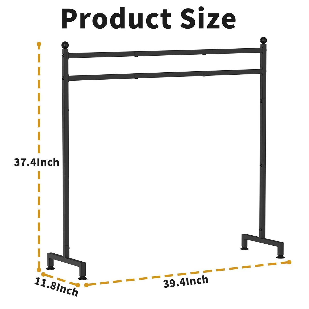 GloTika Christmas Stocking Holder Stand with 8 Hooks, Heavy Duty Freestanding Christmas Stocking Stand for Floor, Metal Holiday Decor Hanger Display for Fireplace Xmas Holiday Decoration