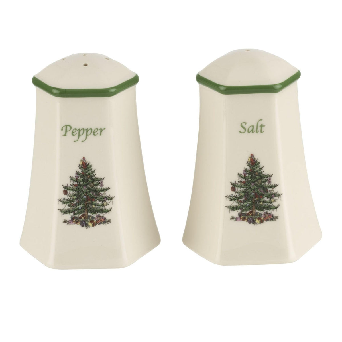 Spode Hexagonal Salt & Pepper Set