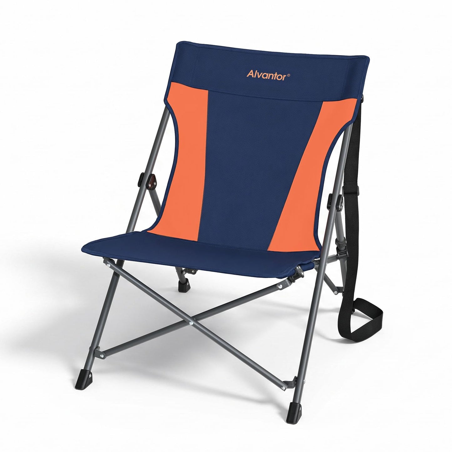 Alvantor® Camping Chair, High Back Folding Beach Chair Breathable for Outdoor, Ergonomic Backrest, Easy Use Portable Lawn Chair Seat for Travel, Fishing, Pinic, Sports Events, 20"x28"x28"
