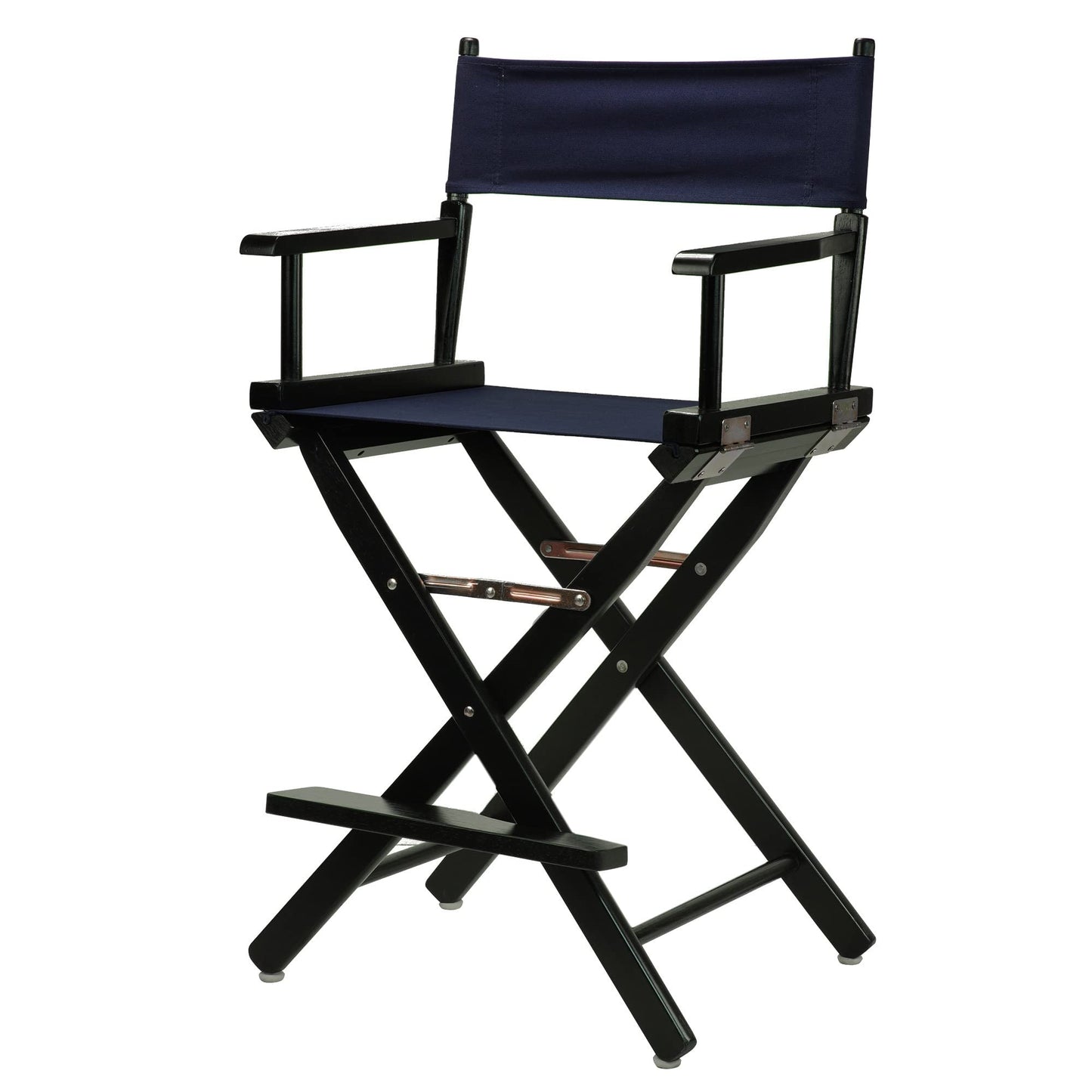 Casual Home 24" Director's Chair Black Frame-with Burgundy Canvas, Counter Height