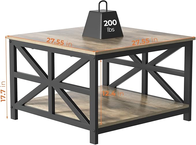 GreenForest Modern Living Room Coffee Table