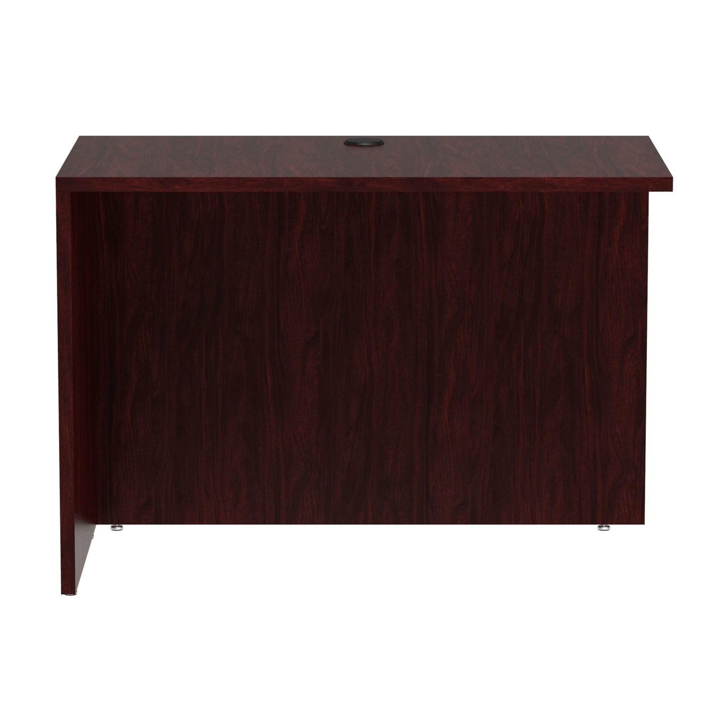 Alera Valencia Series Reversible Return/Bridge Shell, 42 x 23-5/8-Inch, Mahogany