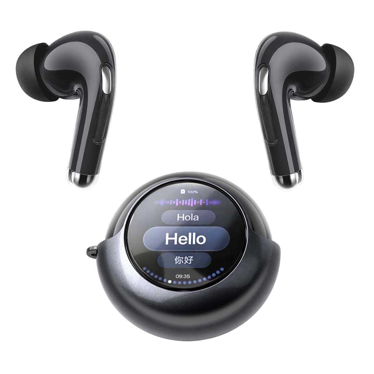 AI Translation Earbuds Real Time, 157 Languages 2-Way Translator Earbuds with Call Translation, 3-in-1 Interpreter, 40H Playtime, Audifonos Traductores Inglés Español for Travel Business Learning