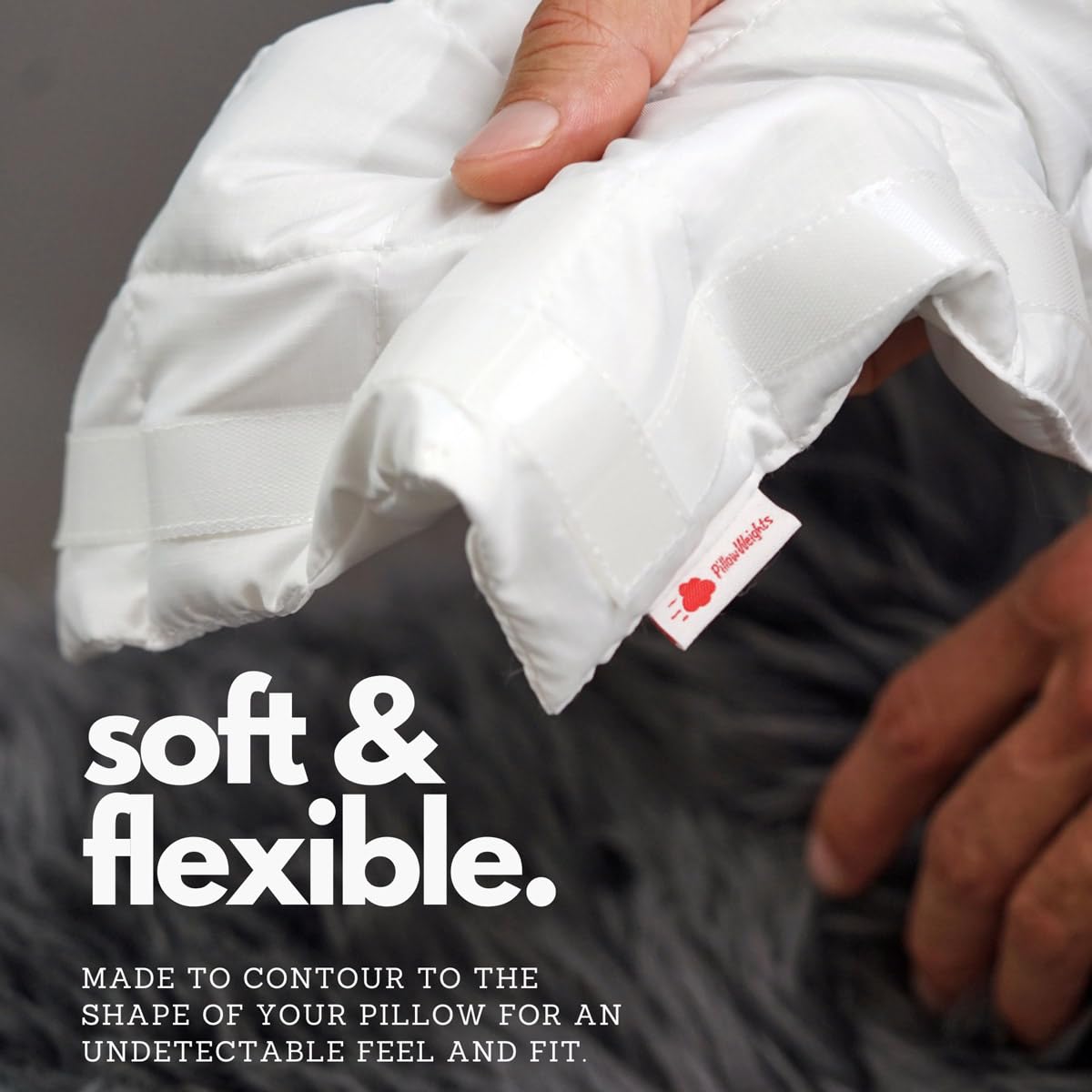 PillowWeights Outdoor Pillow Weights for Patio Cushions - Invisible Weighted Inserts Keep Pillows from Blowing Away - Wind Tested to 50mph - Patio, Deck, Yacht, Balcony, Rooftop - 4 Pack