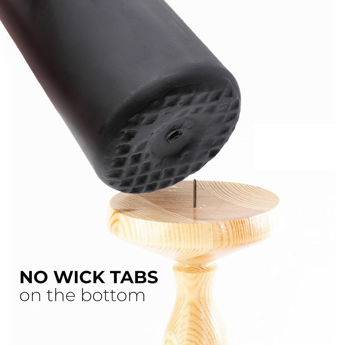 Set of 20 | 2X 4 inch Tall Pillar Candles, Soy Wax. Perfect for Dinner, Home Decoration, Party, Wedding.(Black)