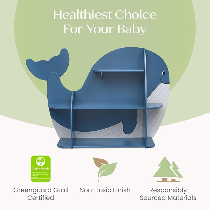 Delta Children Whale Bookcase