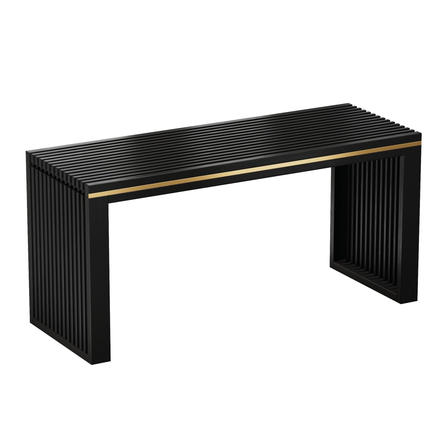 APRTAT Bamboo Dining Bench Indoor Long Entryway Shoe Rack Benchs,Outdoor Modern Wood Benches 35 Inch Bamboo Bench for Living Room Hallway Bedroom Bathroom