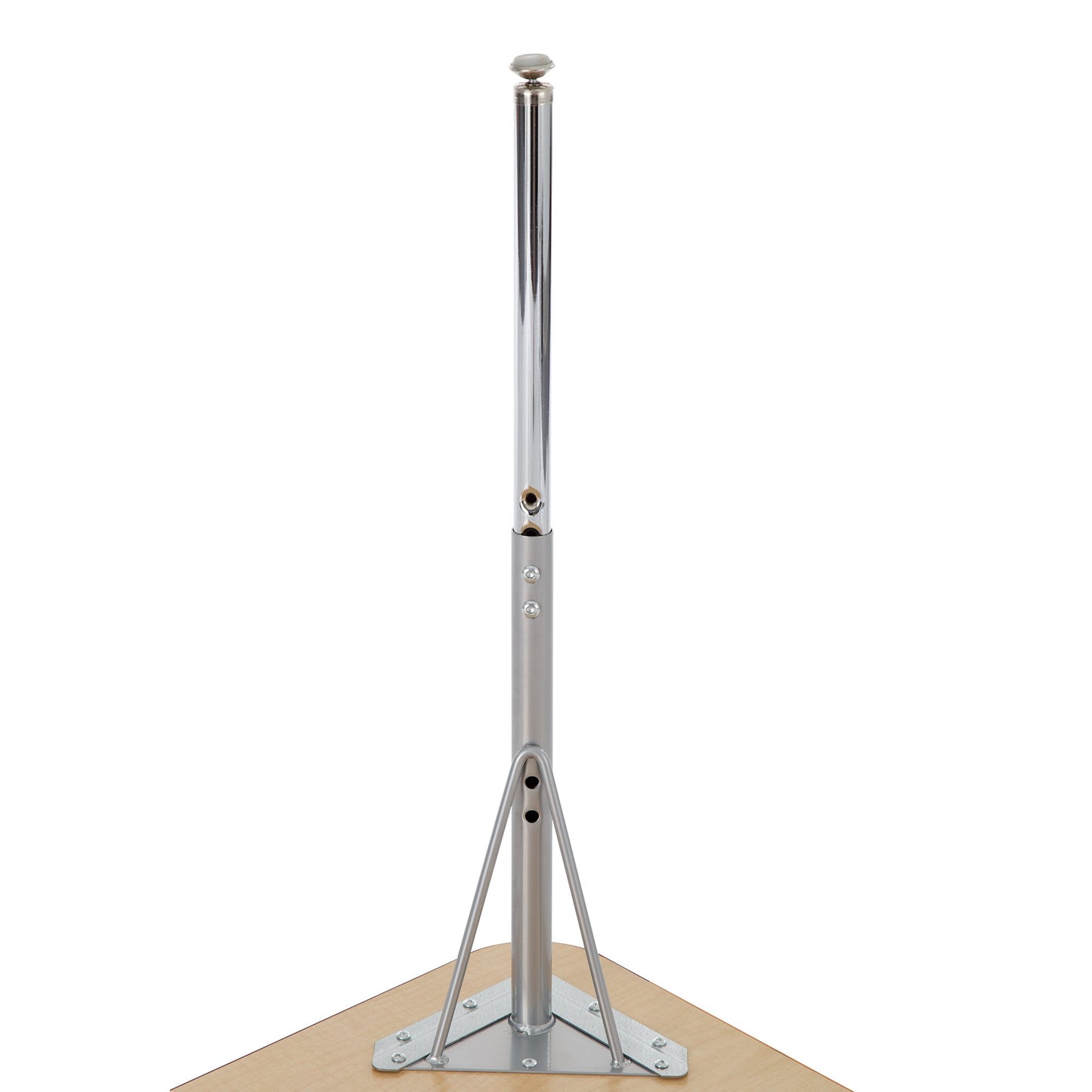 Learniture Adjustable Height Classroom Activity Table, Round Activity Table for School and Home, 48" L x 48" W x 30" H, Gray