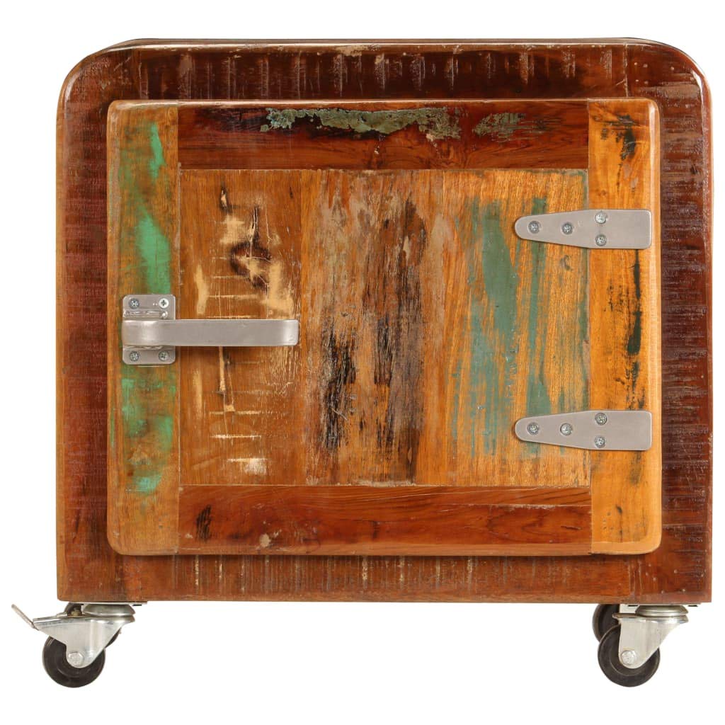 Side tables for living room Side tables for bedroom Bedroom storage Side tables for sofa Small tables for farmhouse Side tables for storage Bedside Cabinet 19.7"x11.8"x19.7" Solid Reclaimed Wood