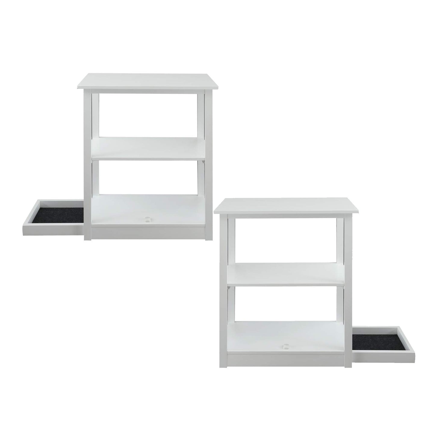 Casual Home Adams Bookcase with Concealed Sliding Track, Concealment Furniture