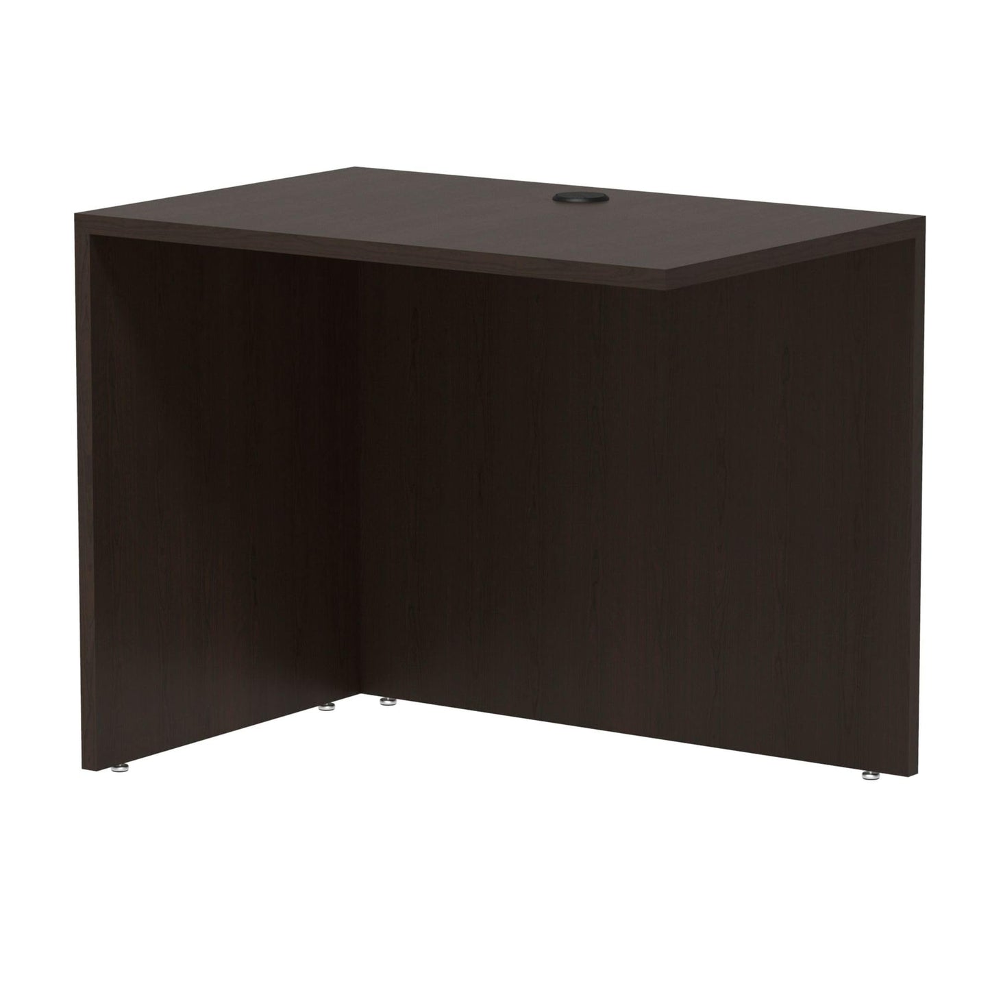 Alera Valencia Series Reversible Return/Bridge Shell, 35w x 23 5/8d x 29 1/2h, Espresso