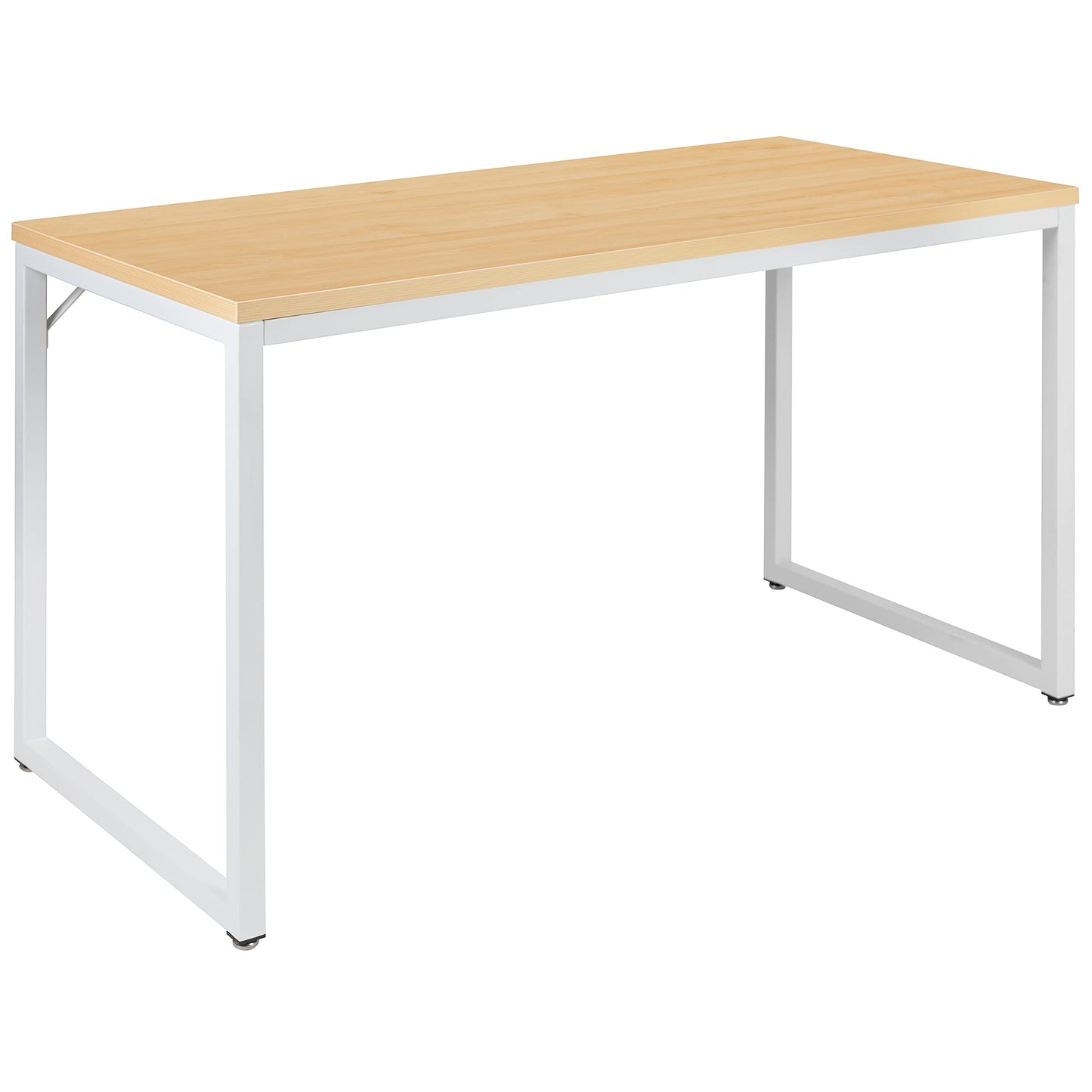 Flash Furniture Tiverton Industrial Modern Desk - Commercial Grade Office Computer Desk and Home Office Desk - 47" Long (Maple/White)