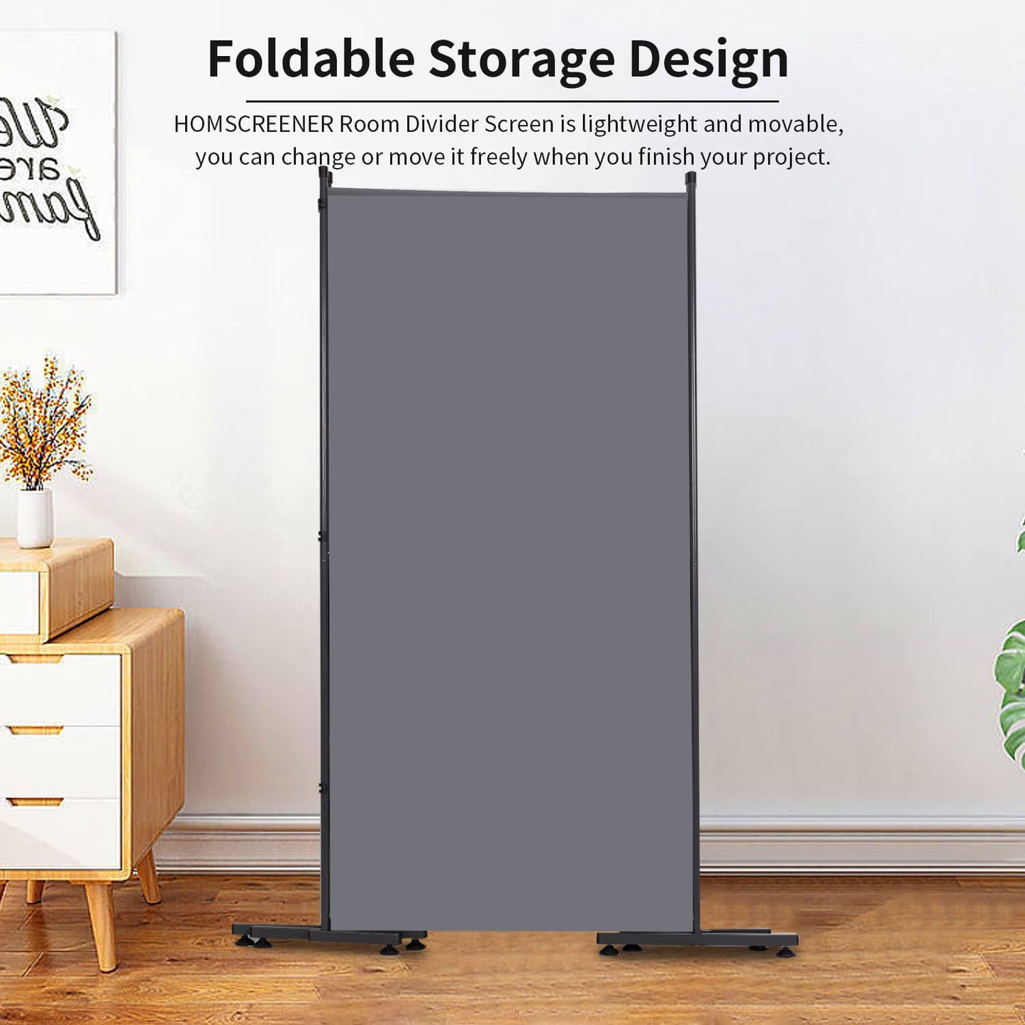 Room Divider 6FT Folding Privacy Screens, 3 Panel Partition Room Dividers w/Freestanding Design, Portable Wall Divider for Room Separtation, Fabric Screen Panel for Home Office Bedroom Dorm