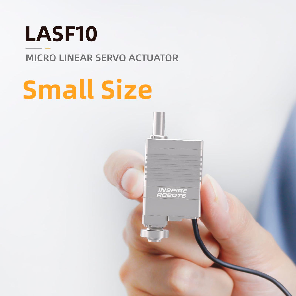 High Precision Micro Linear Servo Actuator with Force Control Sensor,Stroke 10mm,Force 7.9lbs(35N), Speed 53mm/s | for Robotics,Industrial Automation,Medical and Healthcare Equipment|LASF10-084D