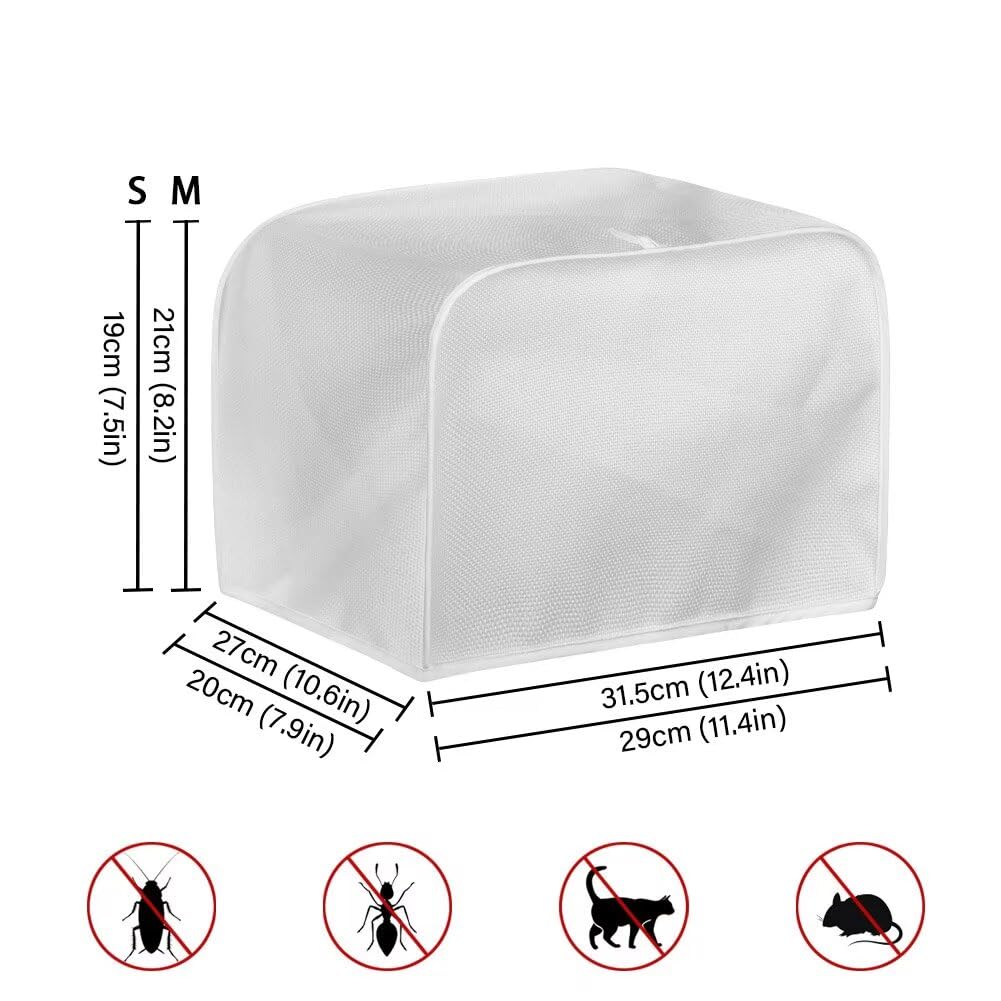 ASQVTIFE Christmas Snowman Toaster Covers 4 Slice Wide Slot Christmas Decorations for Home Snowman Appliance Dust Protector Fits for Most Standard 4 Slice Toasters