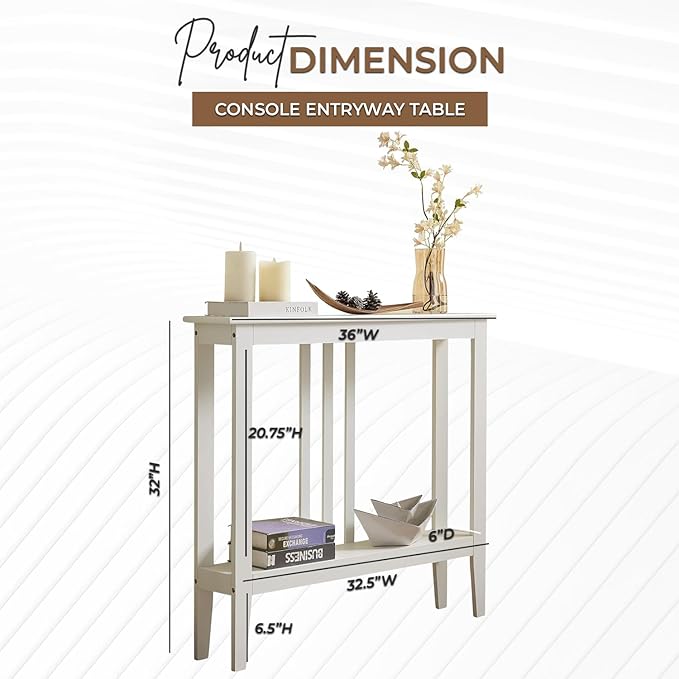 Kings Brand Furniture Narrow Console Table