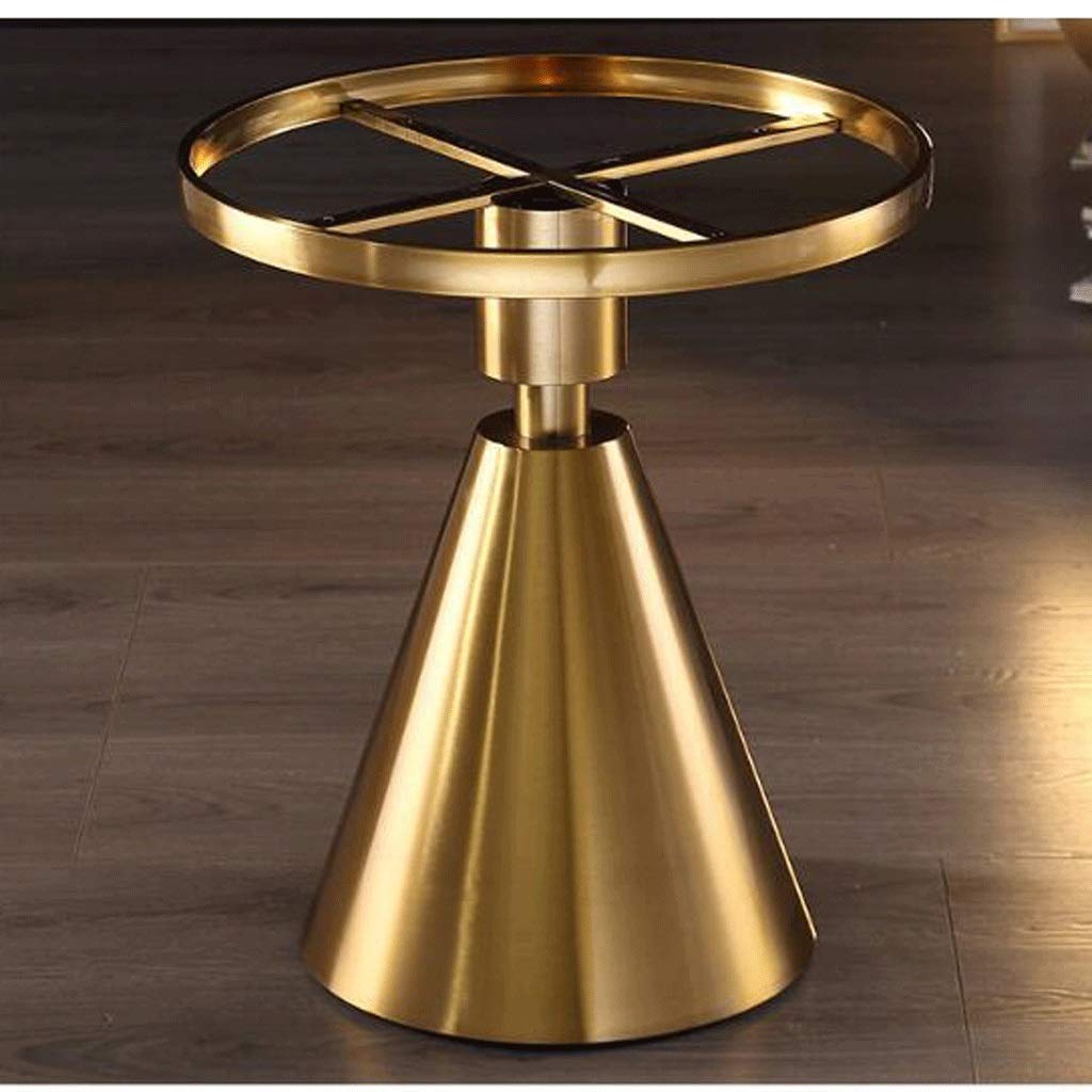 HUSHHAAMPP Small Coffee Table Marble Mini Coffee Tables End Tables with Stainless Steel e for Living Room Reception Room Light Luxury Sofa Tables with Drawers (Color : White) (Black Gold)